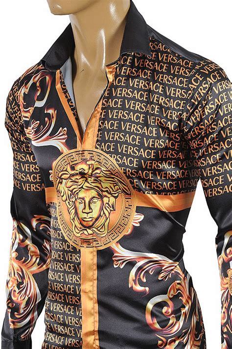 stripe versace dress shirt|Versace Shirts for Men .